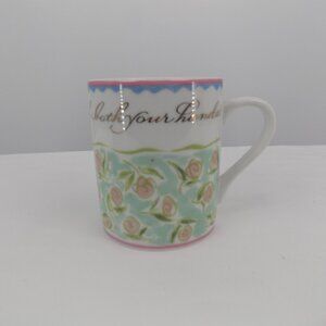 Andrea By Sadek Flora Bella Brenda Walton Coffee Mug Hold True Friend Both Hands